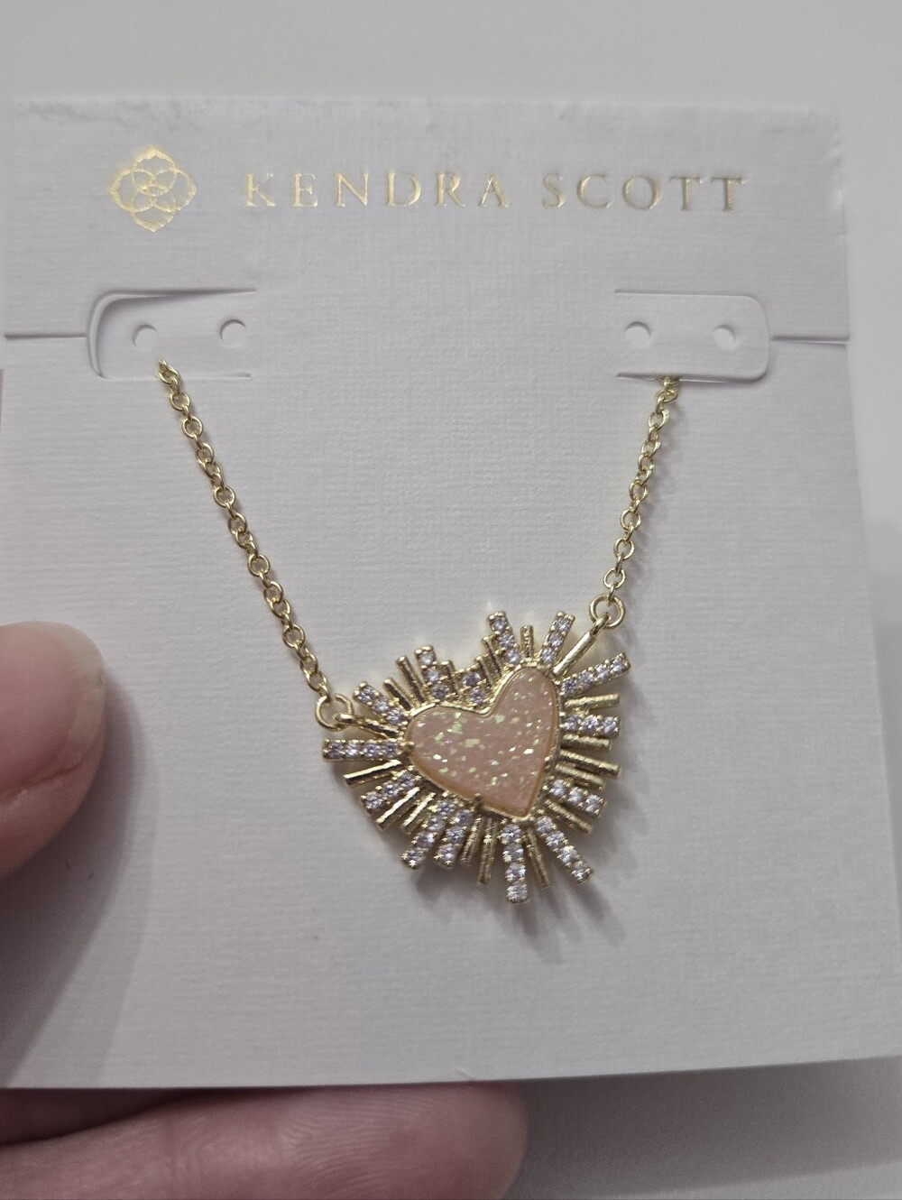 Kendra Scott X Dolly Parton Ari Heart Short Pendant Necklace